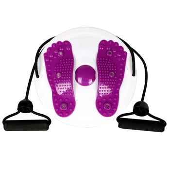 

Twist Waist Disc Body Shaping Fitness Equipment With Pull Rope Magnetic Wriggling Slim Non-Slip Exercise Foot Massage Round