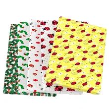 Joaninha bugs abelha borboleta poliéster algodão tecido de costura estofando tecidos needlework material diy feito à mão pano, 1yc13758