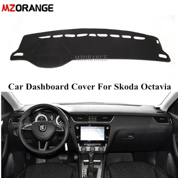 

Right and Left Hand Drive LHD Car Dashboard Cover For Skoda Octavia 2014-2019 Interior Front Dashboard Cover Mat Shade Cushion