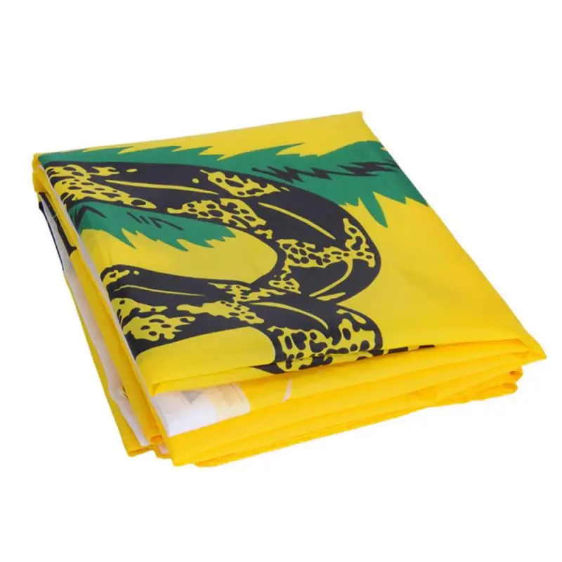 1 шт. 90X150 см прочный полиэфирный принт Gadsden флаг змеи не плыть по мне декоративный