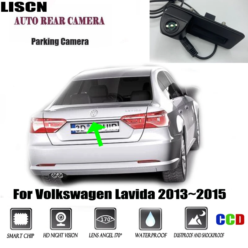 Автомобильная камера заднего вида для Volkswagen Lavida 2013 ~ 2015 вместо оригинальной