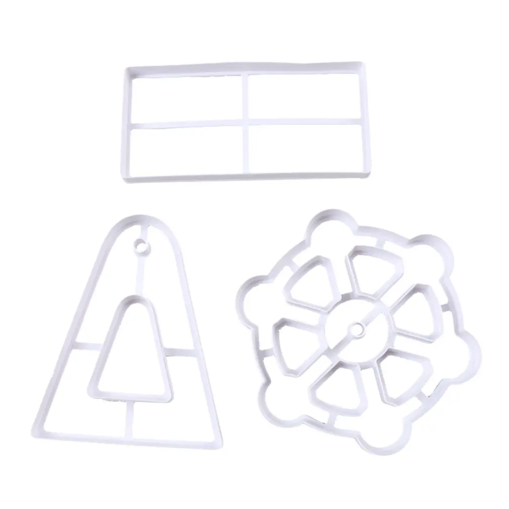 

Navidad Cookie Cutter Mold Christmas Tree Houes DIY Cake fondant Decorating Biscuit Pastry Baking Mould Tools Kit Bakeware