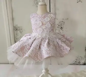

Pink New Flower Girl Dresses Little Girl Dresses for Birthday Party Pageant Dresses Gowns