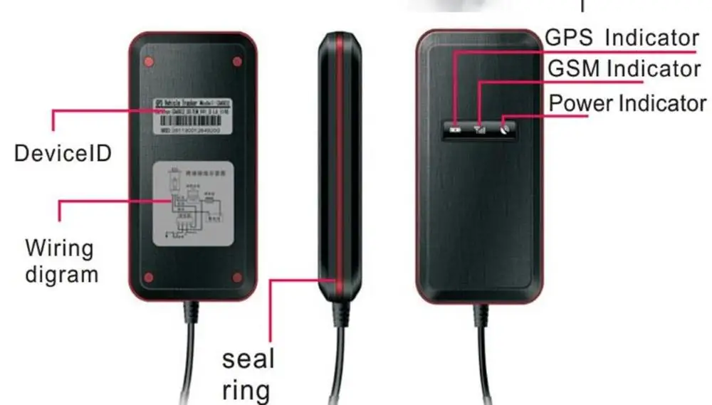 Водонепроницаемый отслеживание в реальном времени GPS GSM GPRS трекер GT003 для