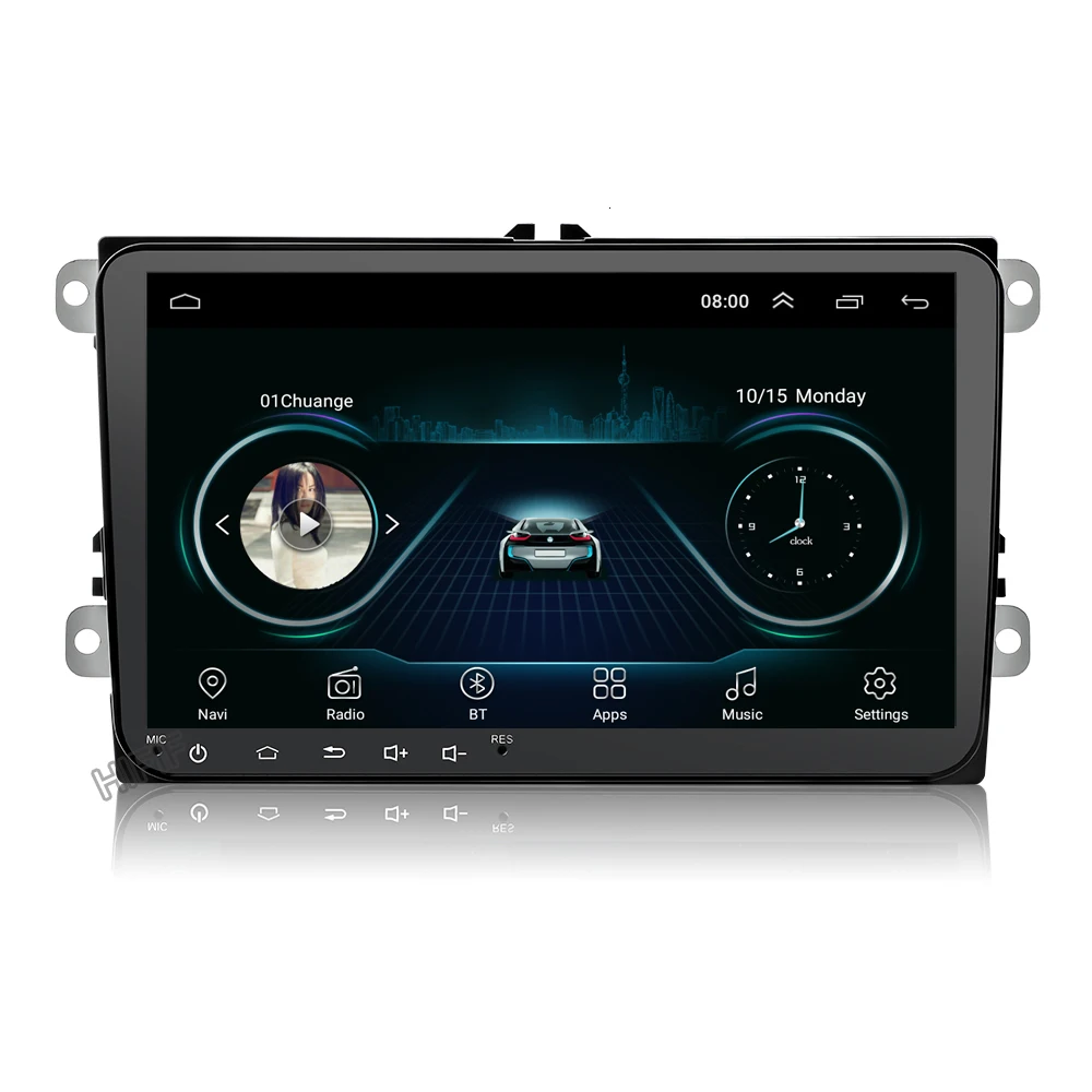 " Android 8,0 Octa/четырехъядерный автомобильный проигрыватель радио gps без DVD для vw Volkswagen Golf Plus Passat CC Touran Tiguan Sharan Skoda Seat