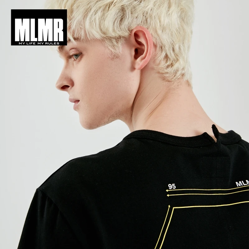 Мужская футболка с короткими рукавами JackJones MLMR буквенным принтом круглым вырезом