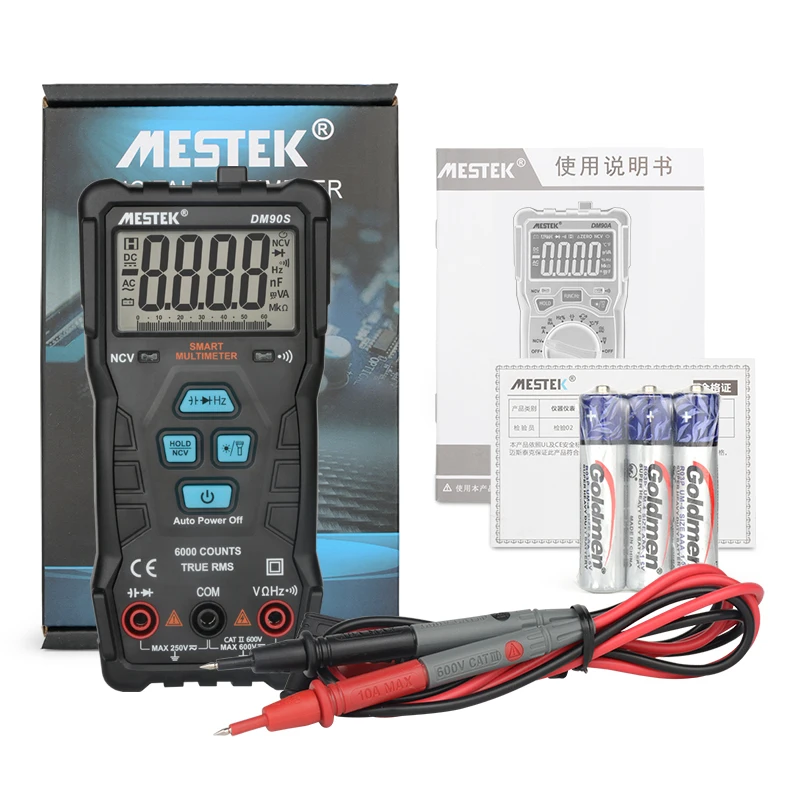 MESTEK цифровой мультиметр с высокой скоростью полный интеллигентая (ый)
