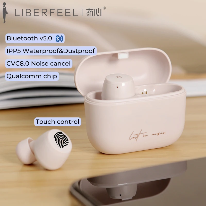 Liberfeel Minibuds bluetooth наушники беспроводные tws IPP5 водонепроницаемые пылезащитные