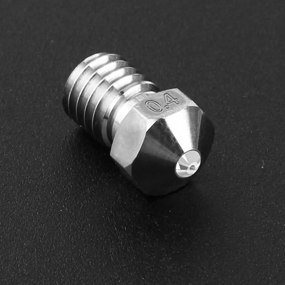 Сплав красный распылитель 0,4 мм V6 совместим с Petg Abs Pei Peek для 3d принтеров аксессуары