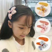 Южная Корея стиль лук детские заколки набор хипстер цвет BB клип милая девочка милая повязка