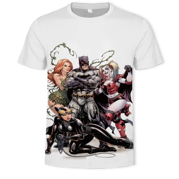 

New 2019 Batman Spiderman Ironman Superman Captain America Winter soldier Marvel T shirt Avengers Costume Comics Superhero mens