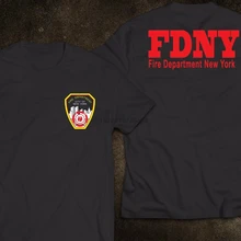 Редкая футболка с пожарным Отделом Нью-Йорка