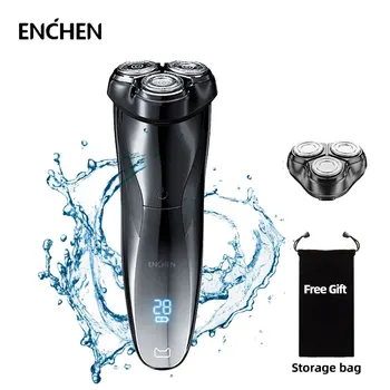 

ENCHEN 3D Electric Shaver Men Type-C USB Rechargeable IPX7 Waterproof Shaving Beard Machine Razor 3 Blades Portable Trimmer