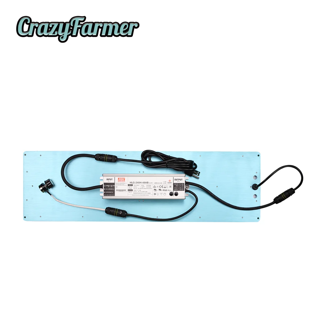 Сумасшедший фермер 240W Geek светильник светодиодный бар с lm301b epistar 660nm драйвер Meanwell