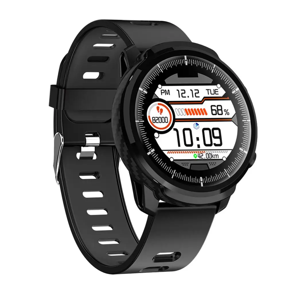 Новые умные часы, водонепроницаемые спортивные Смарт-часы, черные/красные часы для мониторинга сердечного ритма, часы для SENBONO S10