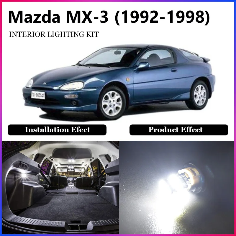 ShinMan 6X светодиодный автомобильный светильник автомобиля интерьер ing для Mazda mx3 MX-3