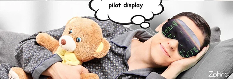 New Style Design Cute Cartoon Plush Breathable Eye Patch Sleep Eye Patch Zombie Eyes Zombie Eye Patch Wholesale