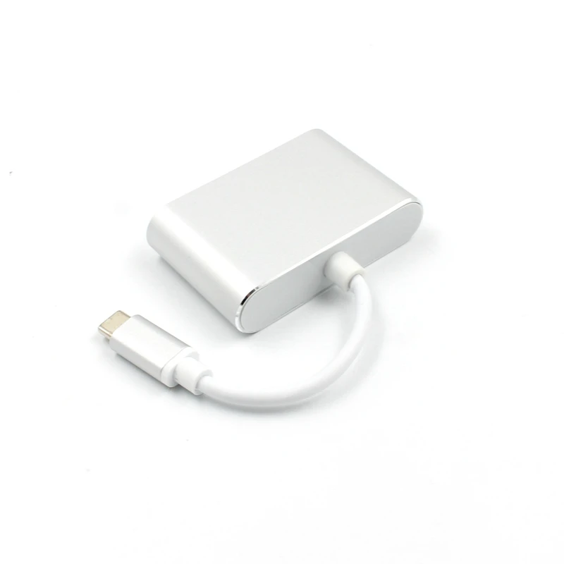 Usb C к Hdmi 4K Vga адаптер Usb 3,1 type C Usb-C к Vga Hdmi преобразователи видеосигнала адаптер для нового Macbook Pro/Chromebook Pix