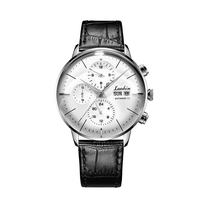 

42mm Luxury Stainless Steel Watch Calendar Week Display Strong Luminous Men's Automatic Mechanical Wristwatch Self-winding Reloj