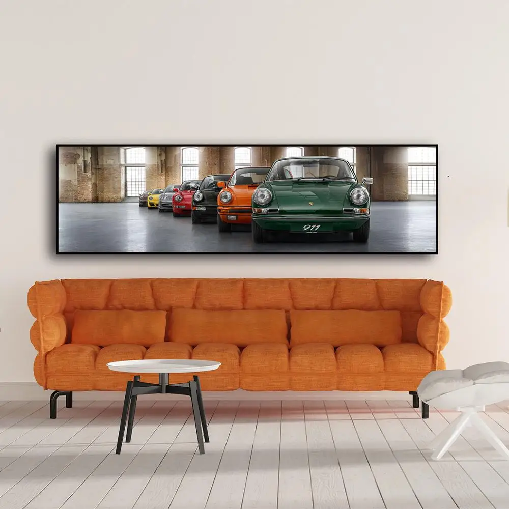 

Vintage/Retro Hot Sports car 911 Poster Classic Car Nostalgic Canvas Paintings Wall Art For bedroom Home Decor HD Print Pictures