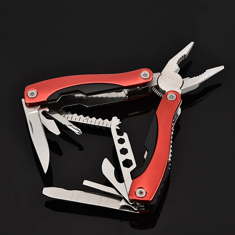 

Outdoor Cutter Holder Stainless Steel Multi-function Tool Holder Pocket Knife Tool Folding Plier Multifunctional EDC Tools