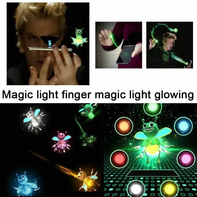 Горячая 2x 3D Голограмма яркий пчелиный светильник s волшебная игрушка Эволюция гаджеты светильник детский подарок волшебный Флуоресцентный светильник