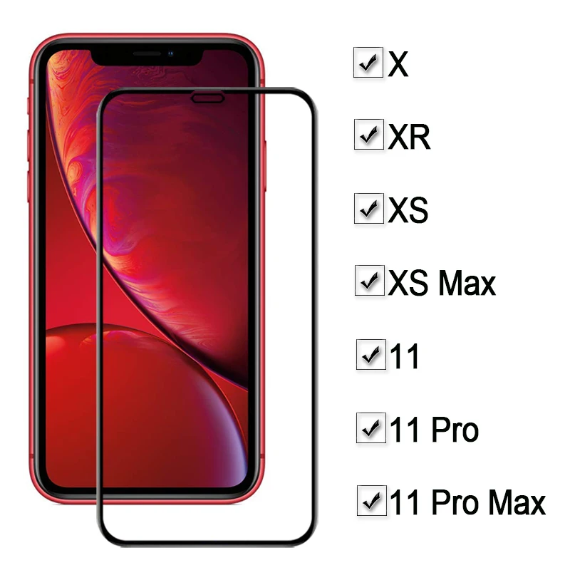Iphone 11 Pro Max Защитное стекло для iphone 11 x s r 10 xr xs xmax защита экрана i phone ip 11max 11pro защита экрана закаленное стекло