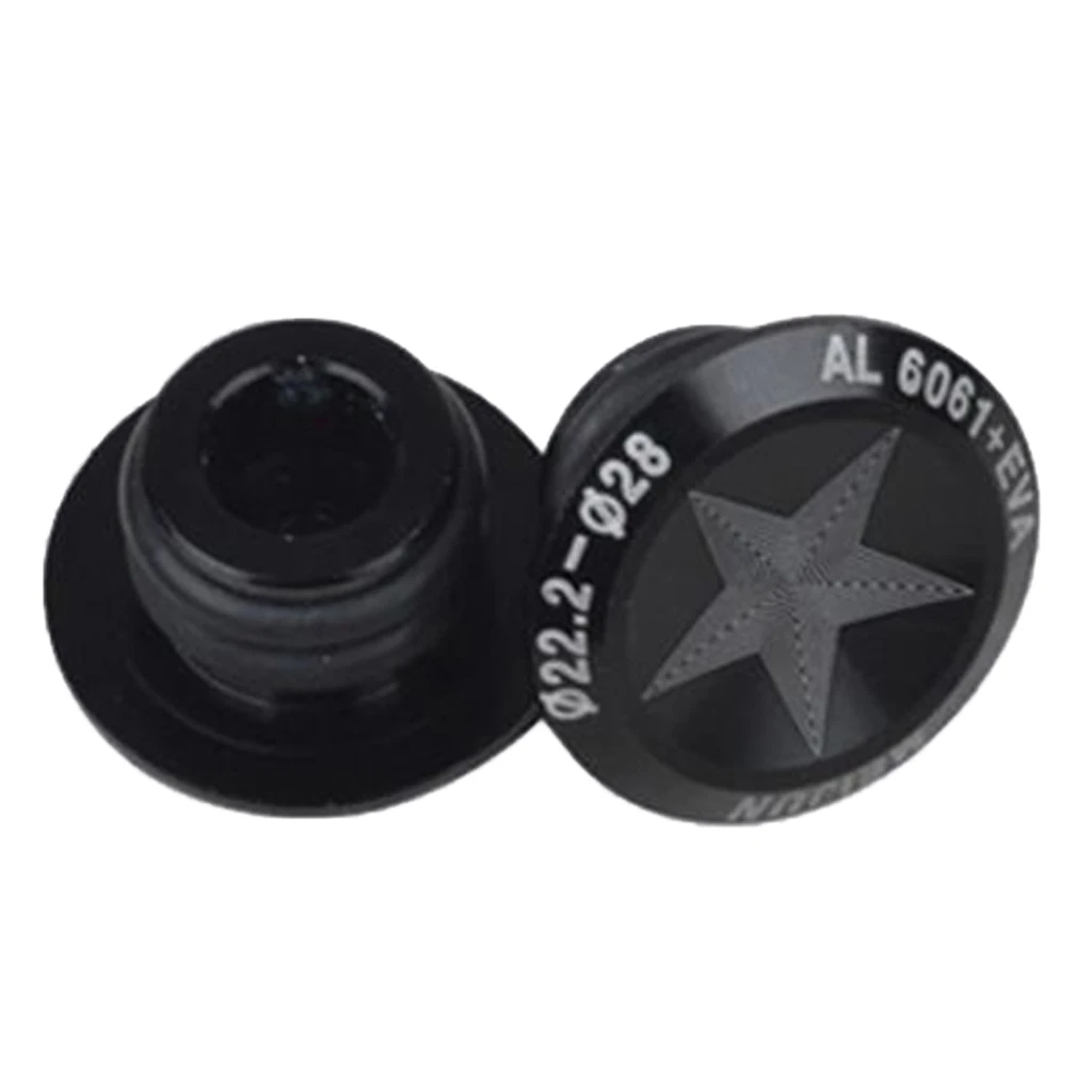 2pcs Bicycle Handlebar End Caps for MTB Mountain Road Bike Cycling Riding Bicycle Parts - Select Colors