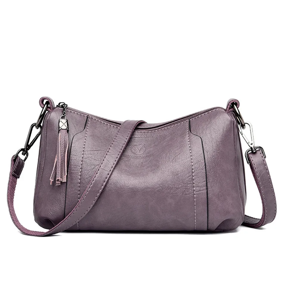 Vintage Women Handbags High Quality Soft leather Casual Tote Bag Luxury Shoulder Messenger Bags Women Bag Sac a Main Bolsas