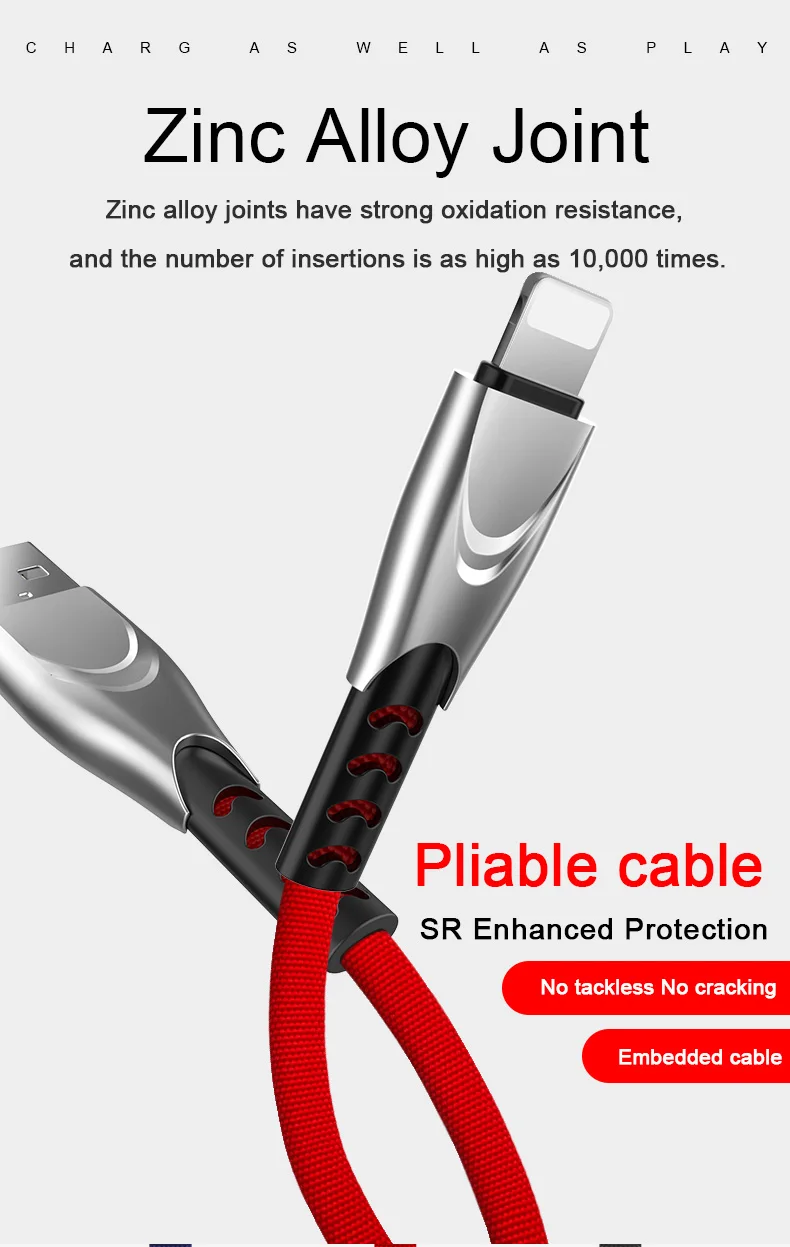 Zicas mi cro USB кабель 3A Быстрая зарядка USB синхронизация данных мобильный телефон адаптер зарядное устройство кабель для Sam-sung Xiao-mi кабель для телефона Android