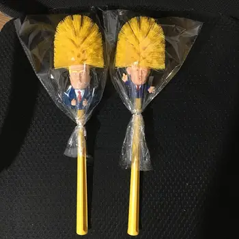 

Creative Donald Trump Toilet Brush Supplies Durable Toilet Wc Bathroom Holders Escobilla Cleaning Brush Wc Borstel Accessor M2O6