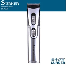 Surker электрический триммер для волос SK-7206 Беспроводная электрическая перезаряжаемая машинка для стрижки волос виски триммер для бороды
