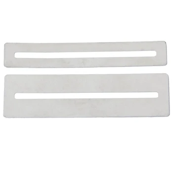 

Set of 2 Guitar Fretboard Fingerboard Protectors Stainless Steel---1 Wide+1 Narrow---Silver