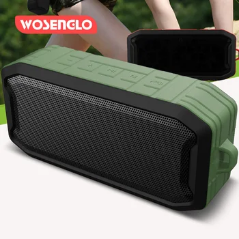 

New explosion models IPX7 wireless Bluetooth speaker outdoor waterproof speaker Bluetooth 5.0 subwoofer U disk card TF card FM