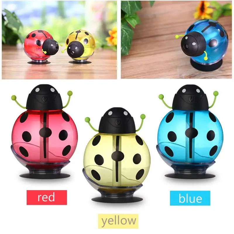 Мини USB DC5V ультразвуковой увлажнитель воздуха диффузор тумана со светодиодной