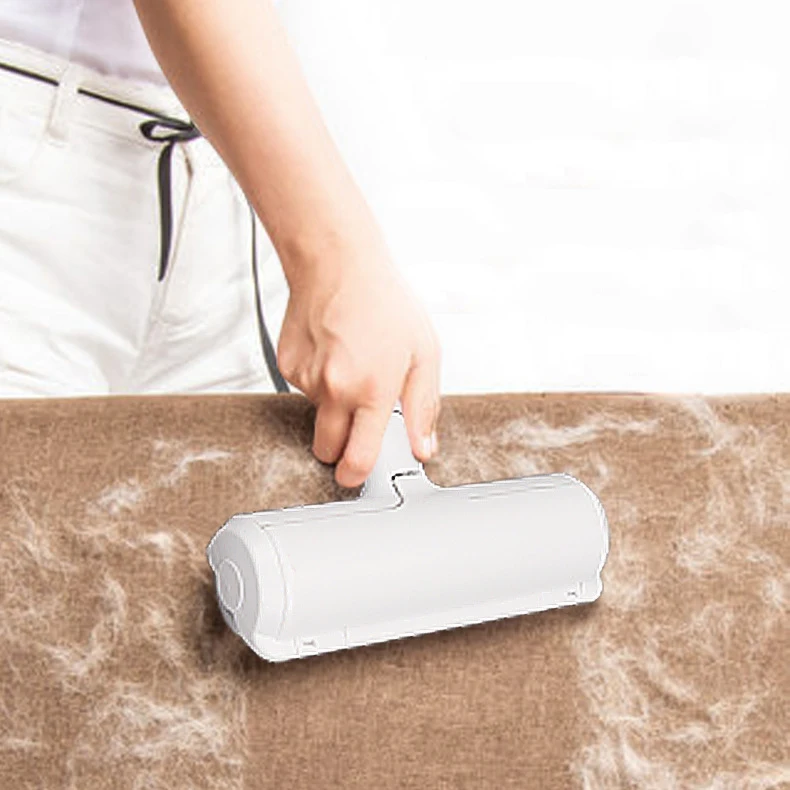 Removing Pet-Hair-Remover-Roller Cat-Hair Lint From-Furniture Self-Cleaning One-Hand-Operate