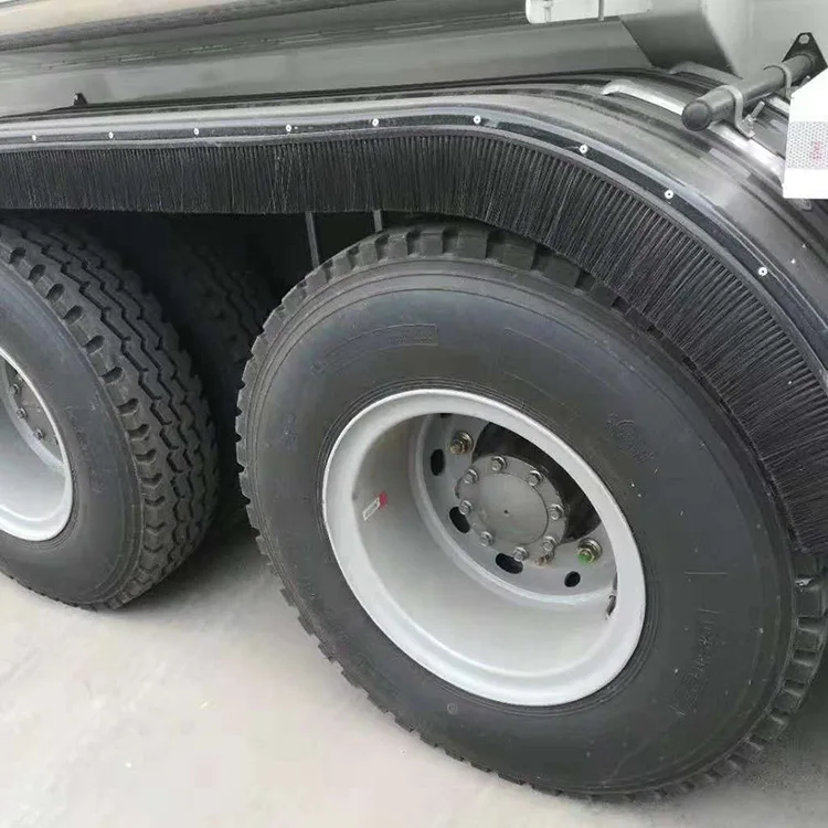 Kamion pneumatika stříkající dávat pozor s silon štětina prach kartáč - tailored ochrana pro jejích kol 12cm x 1m / 2m černá