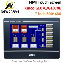 Kinco tela de toque do host hmi gl070 gl070e, interface Polegada 800*480 da máquina humana mt4434te mt4414te