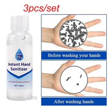 

Portable Hand Sanitizer Gel Rinse Free Hand Soap Gel Travel Size Disposable Moisturizing Gel Cleanser Instant Hand Sanitizer