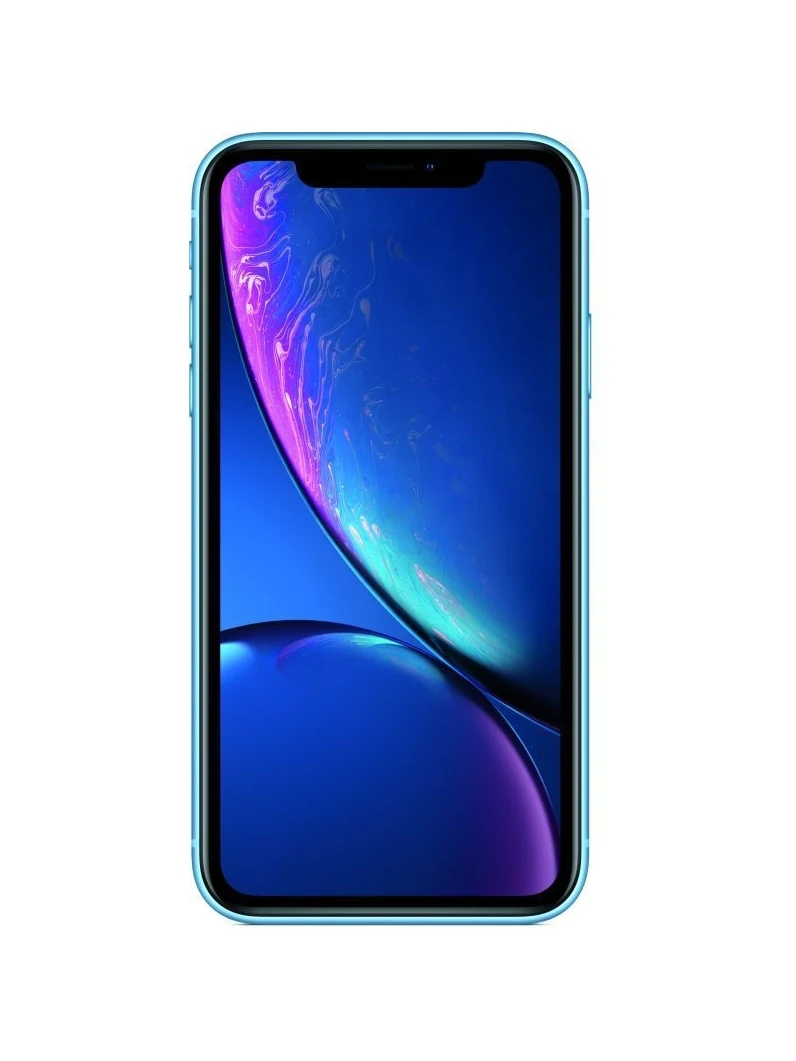 Смартфон Apple iPhone XR MRYA2RU/A 64Gb голубой 3G 4G 1Sim 6.1" IPS 828x1792 iOS 12 12Mpix WiFi NFC