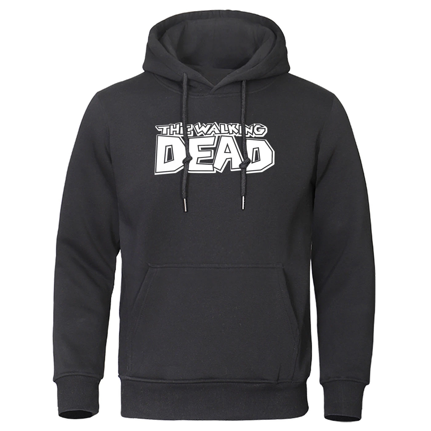 

Walking Dead Print Hoodies Harajuku Warm Sweatshirt Autumn Mens Hooded Tops Streetwear Daily Casual Men Pullover