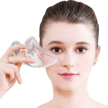 

3D Crystal Resin Gua Sha Board Face Lift Tools For Neck Arms Legs Massage Scraping Plate Facial Body Spa Massage