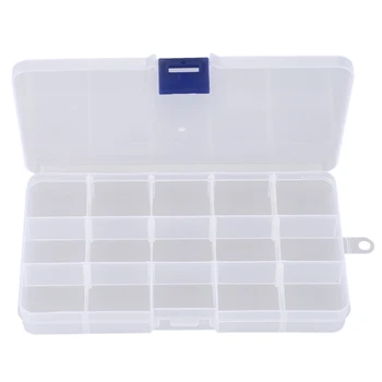 

Electronic Components 15 Slots detachable plastic cases boxes