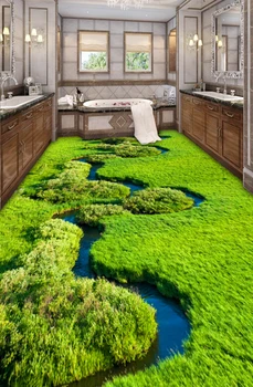 

[Self-Adhesive] 3D Lawn 485226 Floor Wallpaper Mural Wall Print Decal Wall Murals