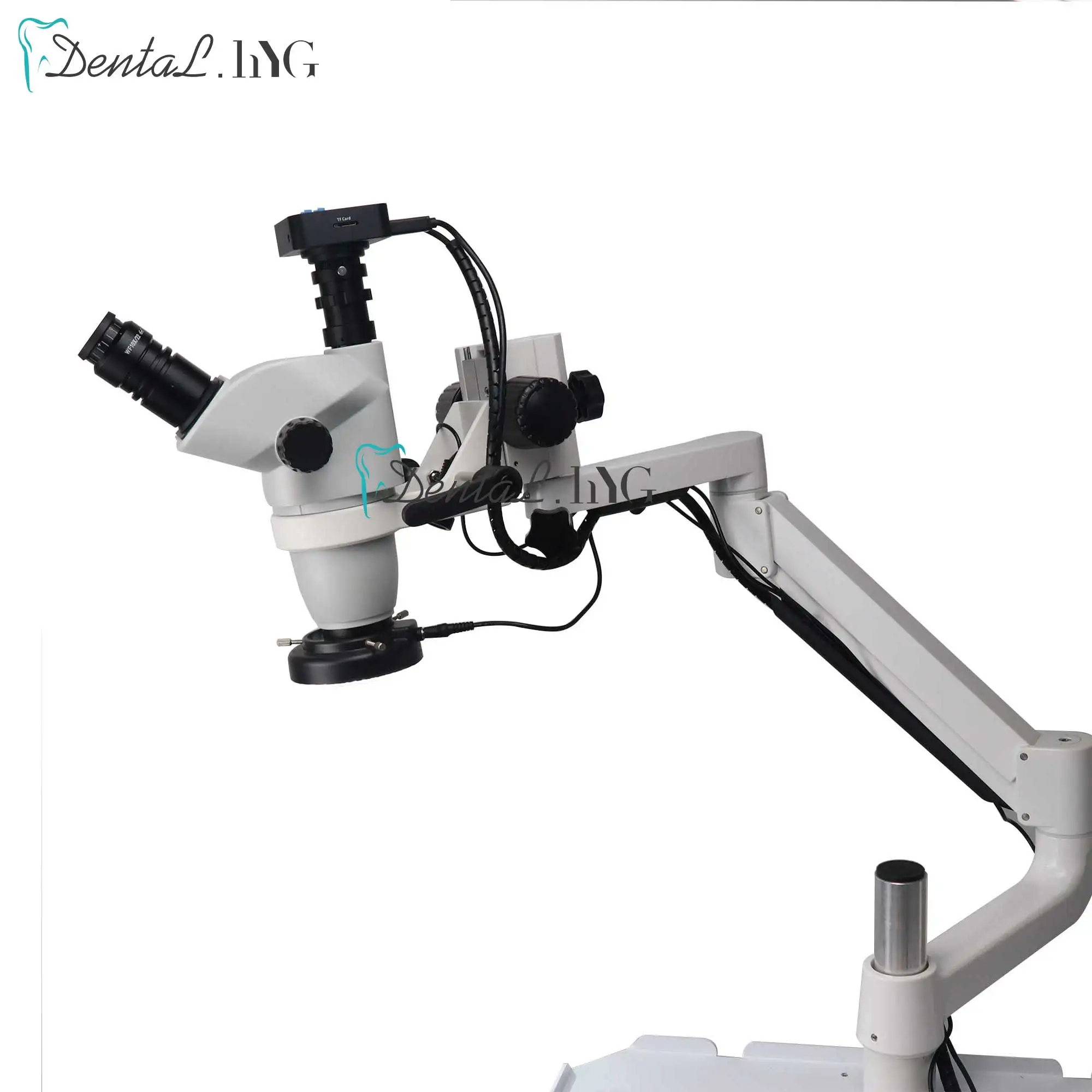 Dental Equipment Microscope With Camera Continuous Zoom For Optional