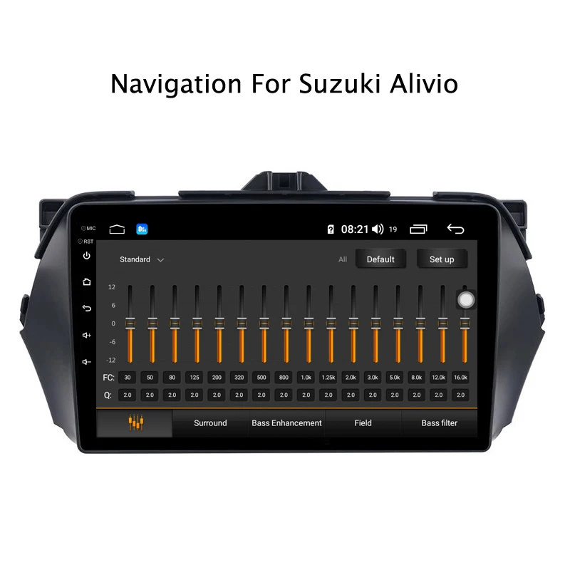 Ectwodvd 9 дюймов Andriod 8,1 автомобильный DVD gps для Suzuki Alivio Ciaz- 4G Оперативная память 64G Встроенная память CarPlay DSP 4 аппарат не привязан к оператору сотовой связи с WI-FI