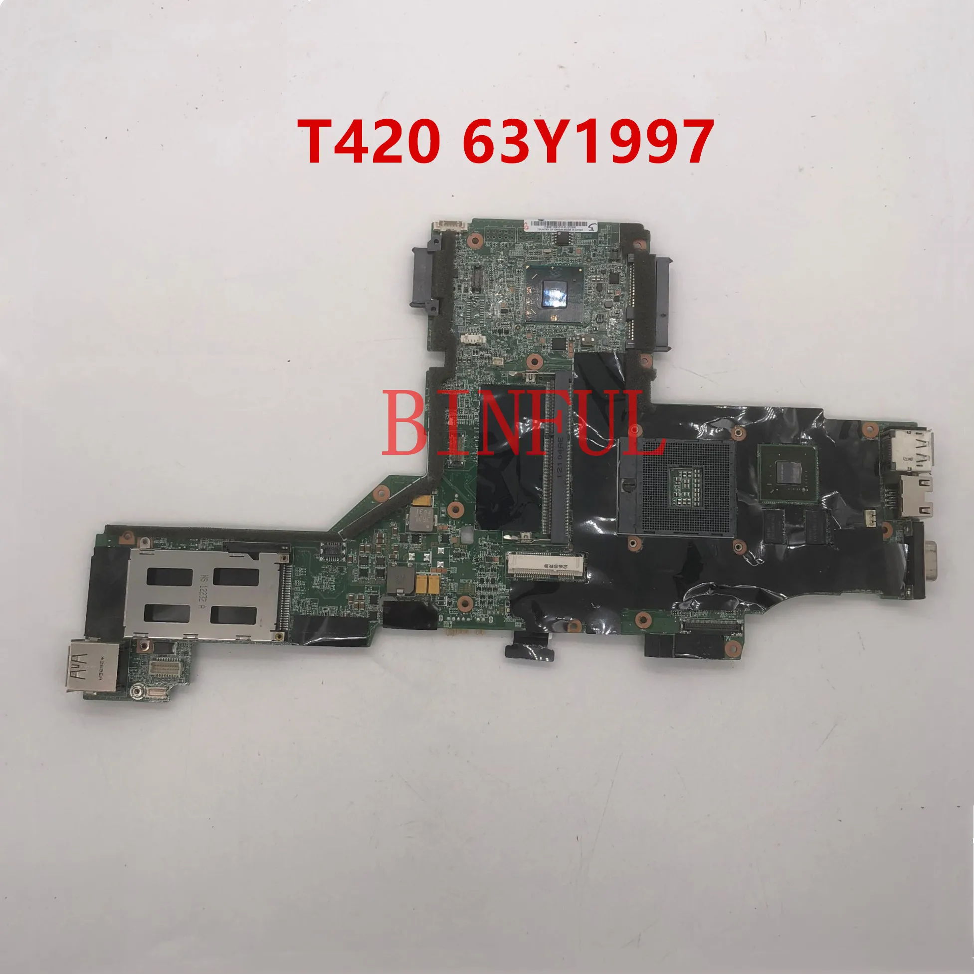 Высокое качество для Thinkpad T420 T420i материнская плата для ноутбука 63Y1997 QM67 4200 1G DDR3 полностью протестирована