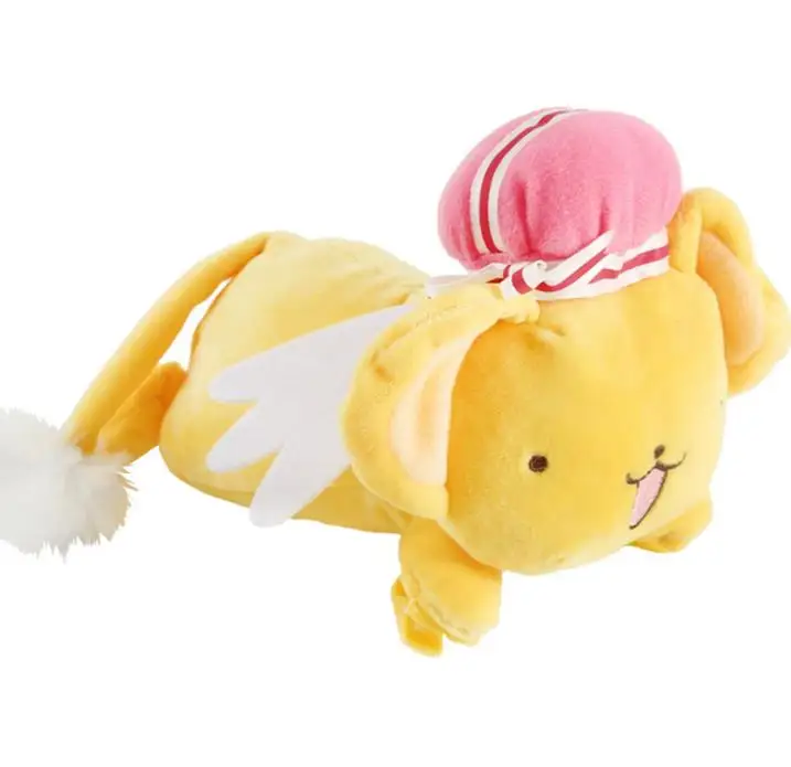 1 шт. очаровательный мультяшный аниме брелок Cardcaptor Sakura Kero плюшевый зажим для одежды кукла на плечо милые мягкие плюшевые игрушки подарок