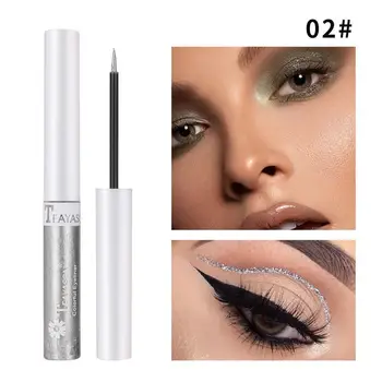 

6PCS/Set Liquid Eyeliner Eyeshadow Diamond Shimmer Eye Waterproof Pearl Make Shadow Up Palette Cosmetic Lasting Eye Long R1E4