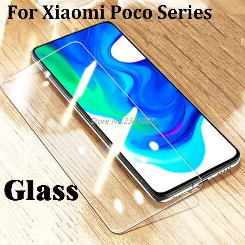 Защитное стекло для Xiaomi Poco X3 NFC закаленное X2 F2 M2 Pro X 3 чехол | Мобильные телефоны и